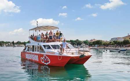 Istria: Aquavision Glassboat panoramic tour of Umag