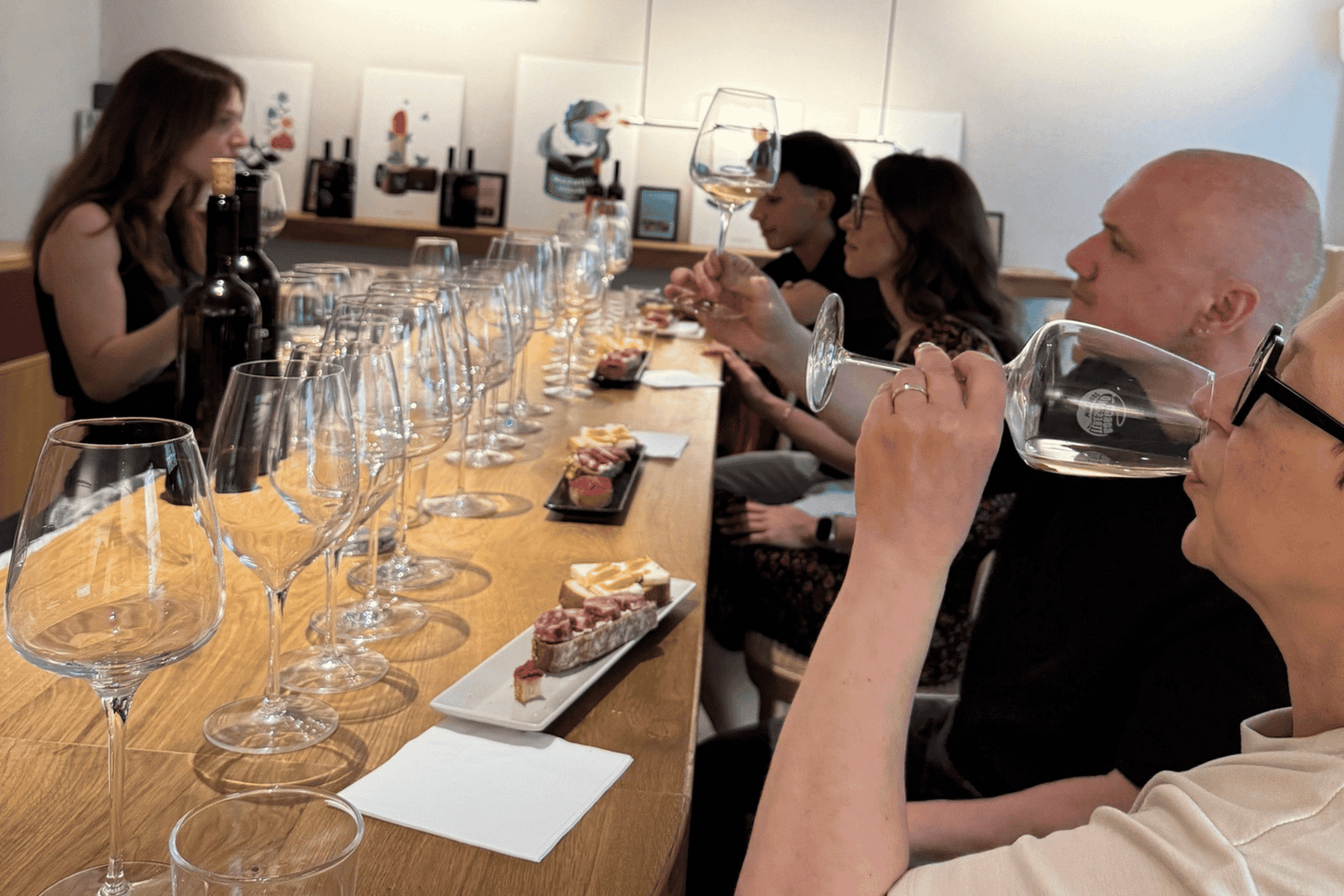 Wine Tasting with Food Pairings in Trieste City Center