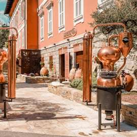 Buzet: Aura Family Distillery Tour with Tasting & Snacks