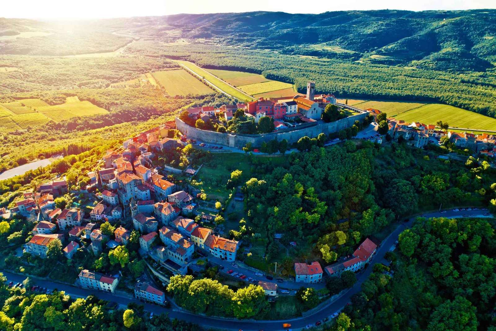 Motovun: The trail of Giants-wandeltocht & Fritule-proeverij