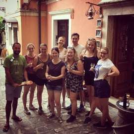 Piran: Gourmet Food and Wine Tasting Guided Walking Tour