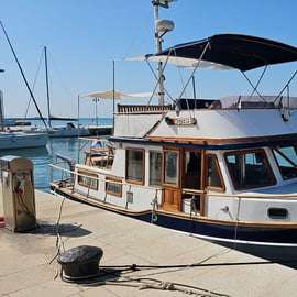 From Umag: Boat Tour to Savudrija with Swimming and Dolphins